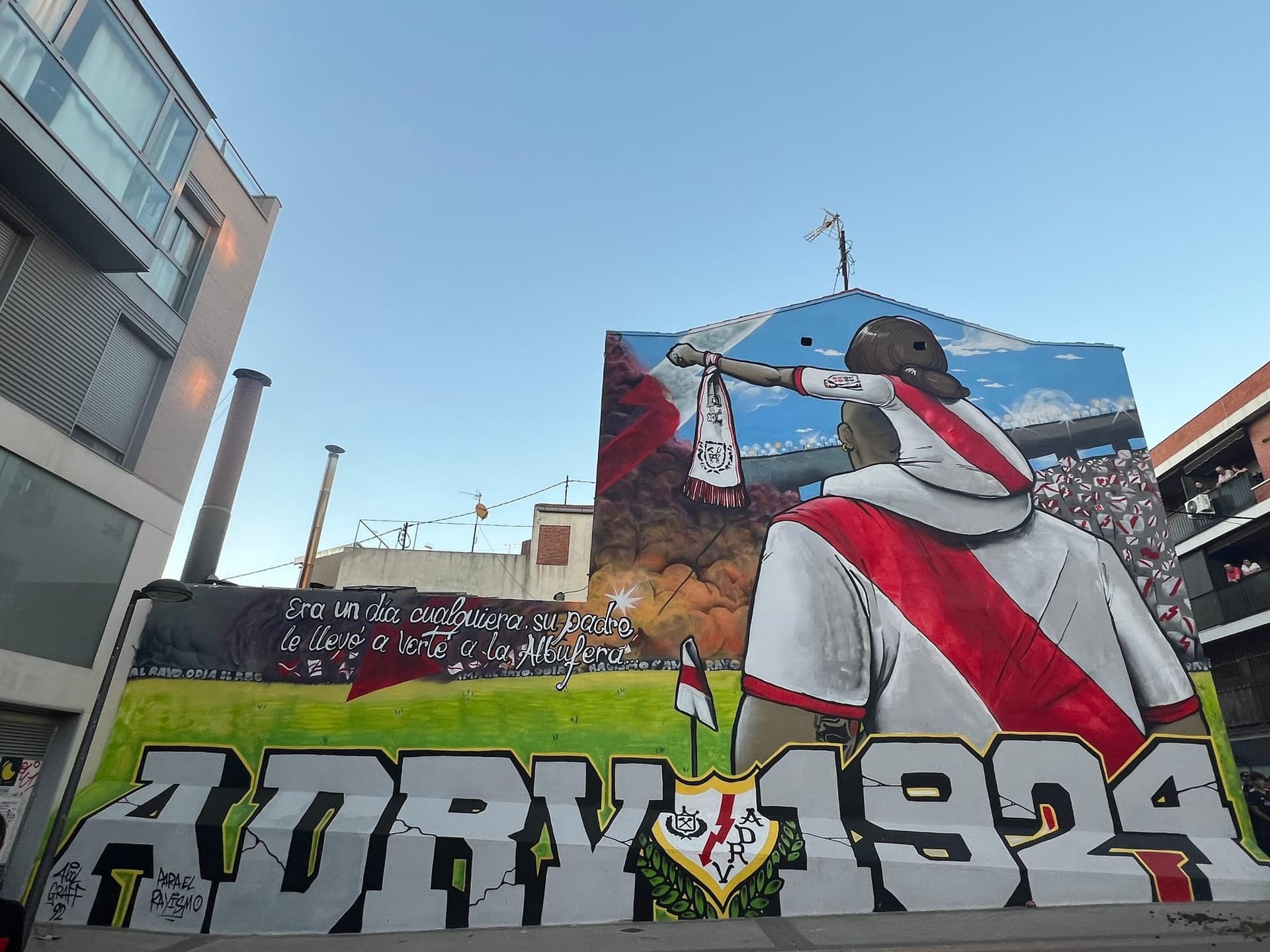 The ADRV 1924 mural on Josefa Díez street