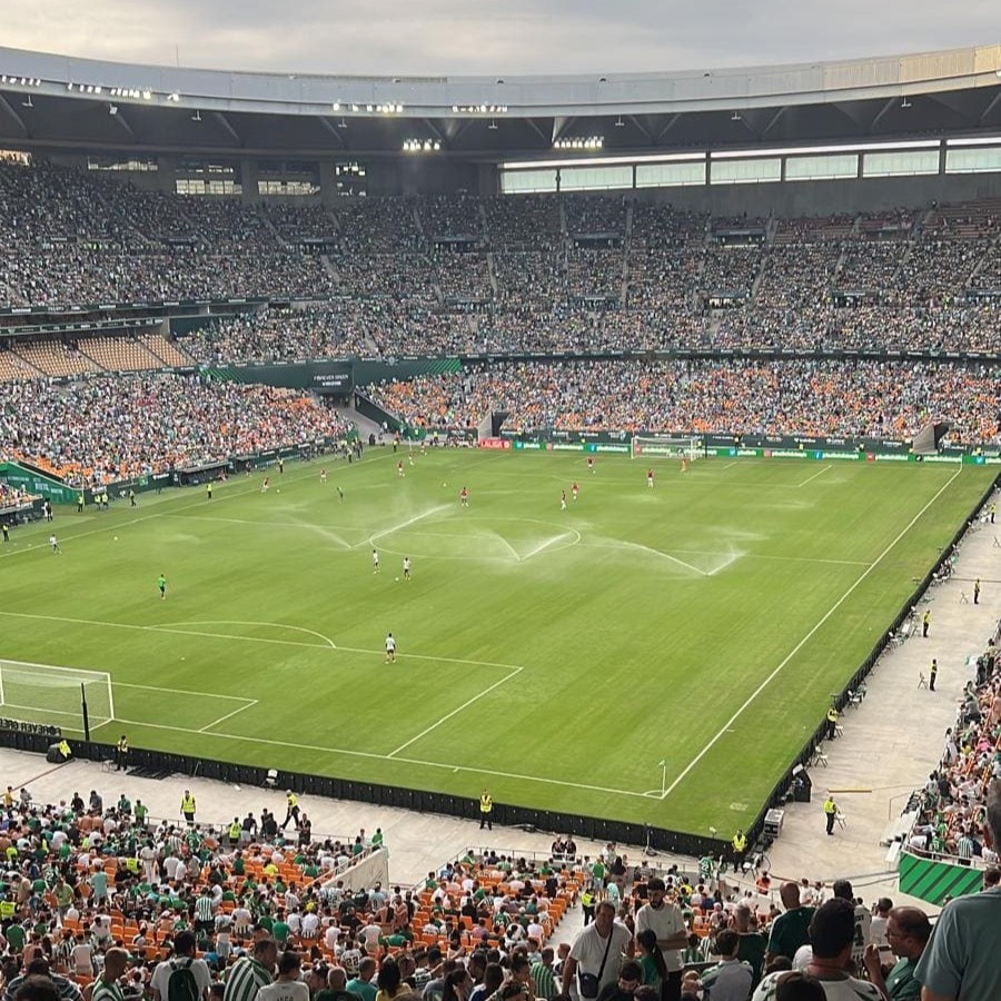 view from the tribune in la caltuja