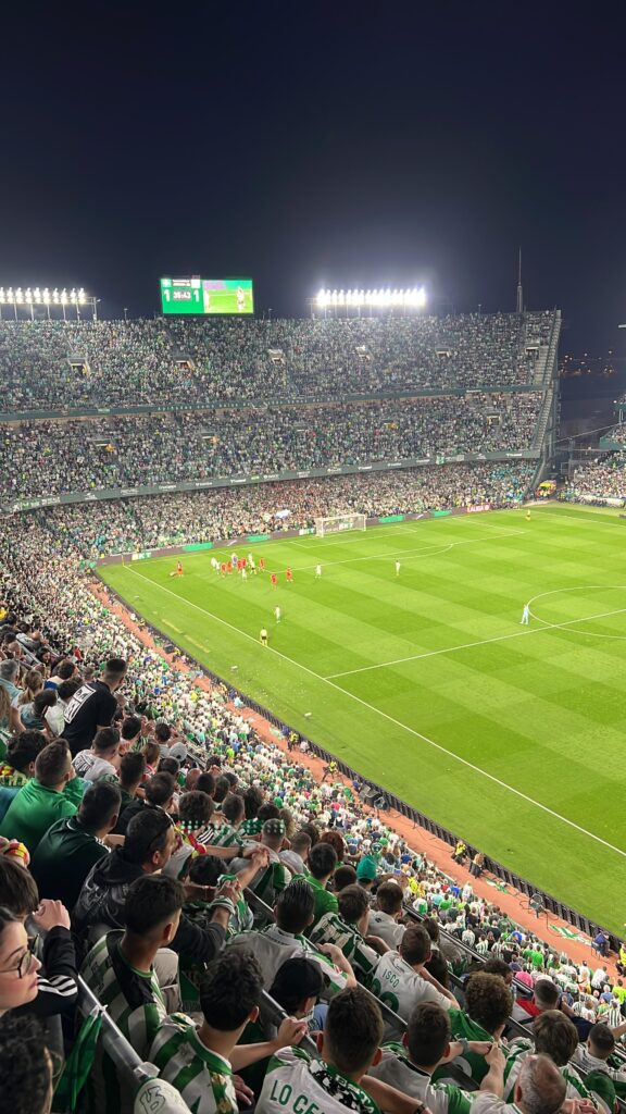 real betis vs sevilla foto from the stadium