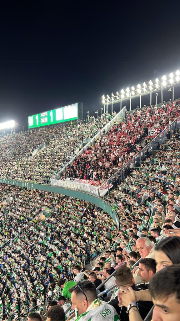 sevilla vs betis derby tribune